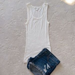 NWT Cream Light Weight Tank Top ONLY, Juniors Small